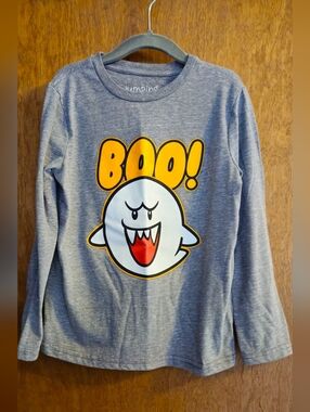 Super Mario Brothers Long-Sleeve 'Boo!' Shirt
